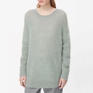 COS Mohair Mint Green Sweater Small